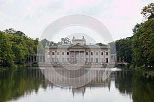 Åazienki KrÃ³lewskie or Park Åazienkowski in Warsaw in Poland